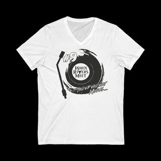 CHICKS #9 RECORD V-NECK T-SHIRT