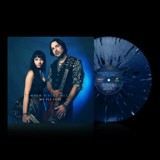 WE FLY FREE ~ BLUE SPLATTER VINYL