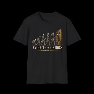 DUDES EVOLUTION OF ROCK T~SHIRT