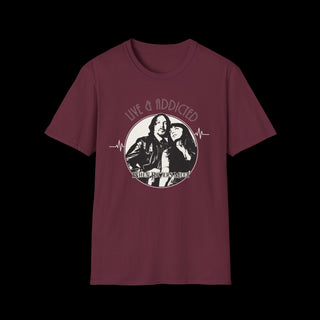 DUDES LIVE & ADDICTED T~SHIRT