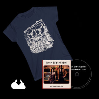 RHYTHM RUST & STATIC ~ CD & T-SHIRT BUNDLE + DIGI DOWNLOAD